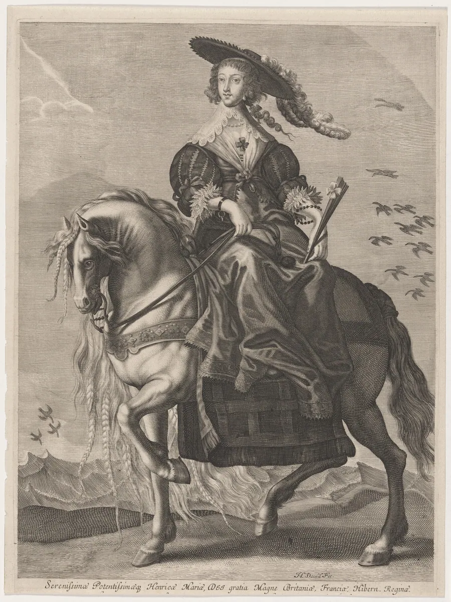 Henrietta Maria, Queen of Charles I by Jerome David
