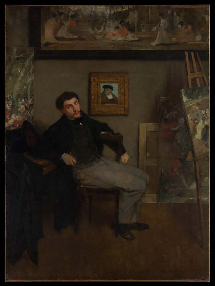 James-Jacques-Joseph Tissot (1836–1902) by Edgar Degas