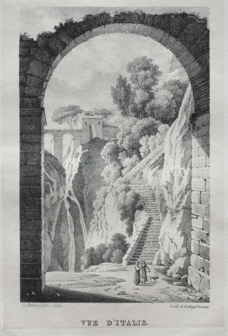 Vue d'Italie by Godefroy Engelmann