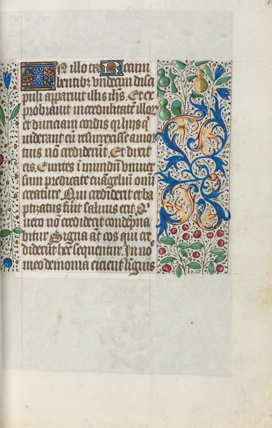 Book of Hours (Use of Rouen): fol. 18r by Master of the Geneva Latini