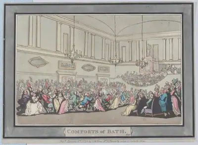 Comforts of Bath, Plate 10