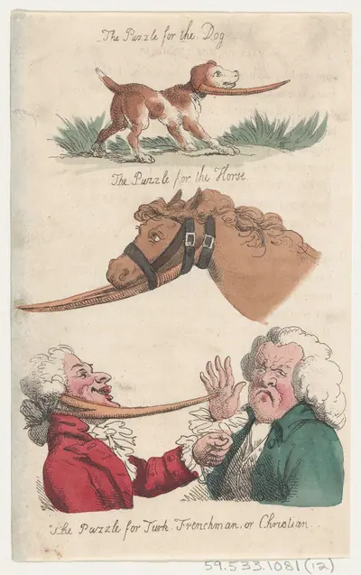 The Puzzle for the Dog; The Puzzle for the Horse; The Puzzle for Turk, Frenchman, or Christian