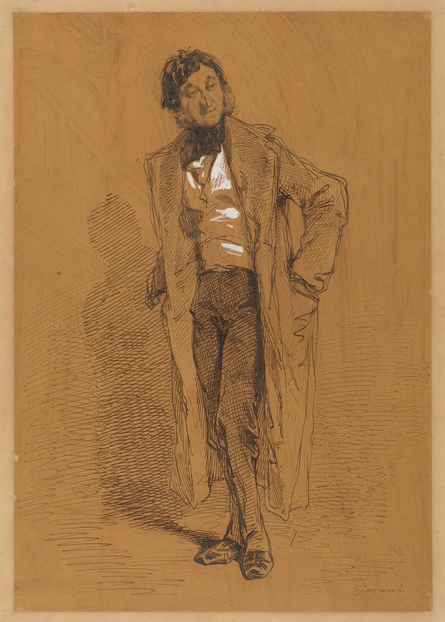 Standing Man by Paul Gavarni