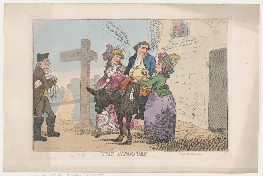 The Departure by The Right Honorable Edmund Burke