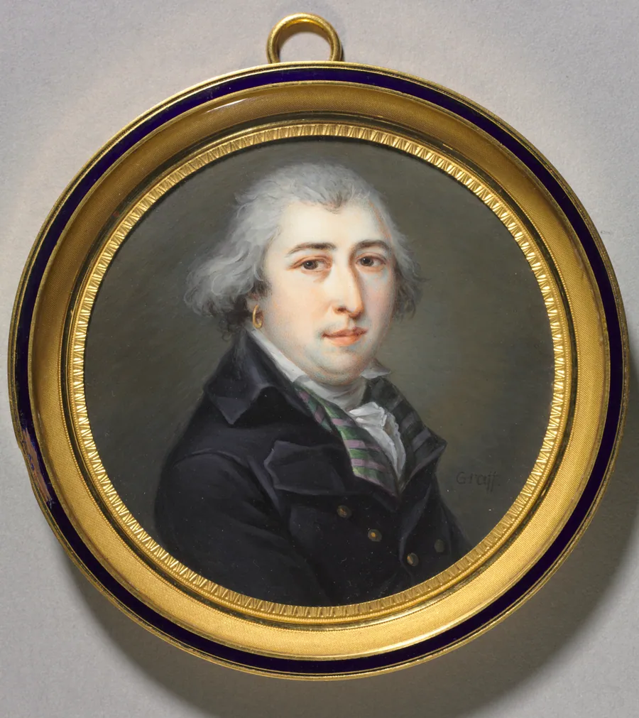 Portrait of a Man with an Earring by Anonymous Graff