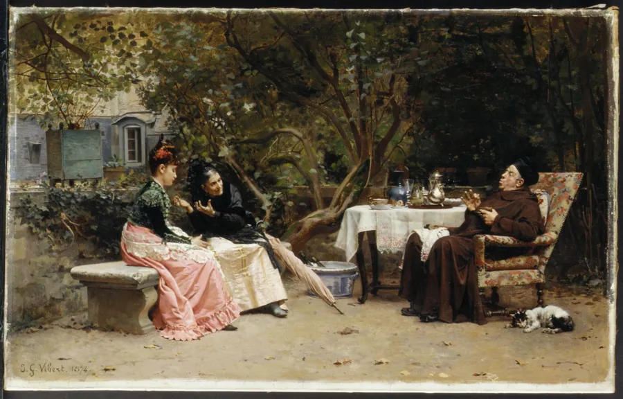 The Reprimand by Jean-Georges Vibert