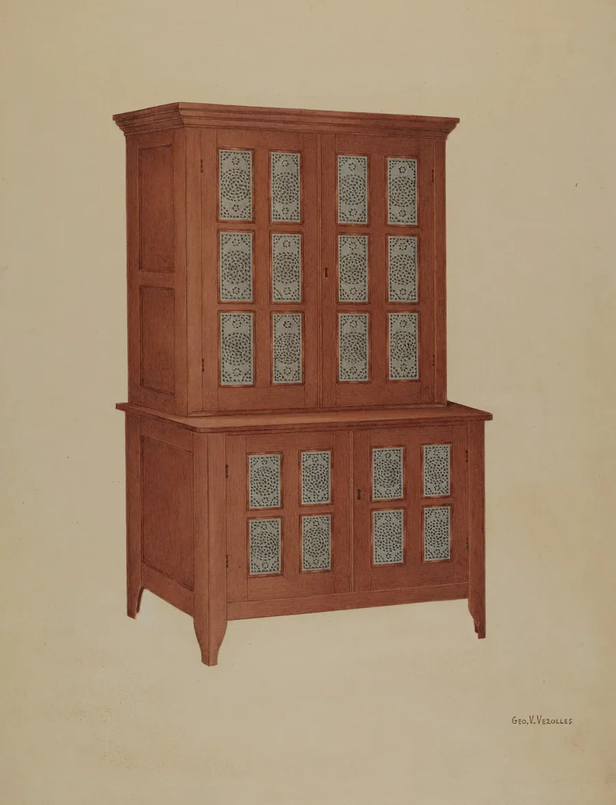 Shaker Tin Safe by George V. Vezolles