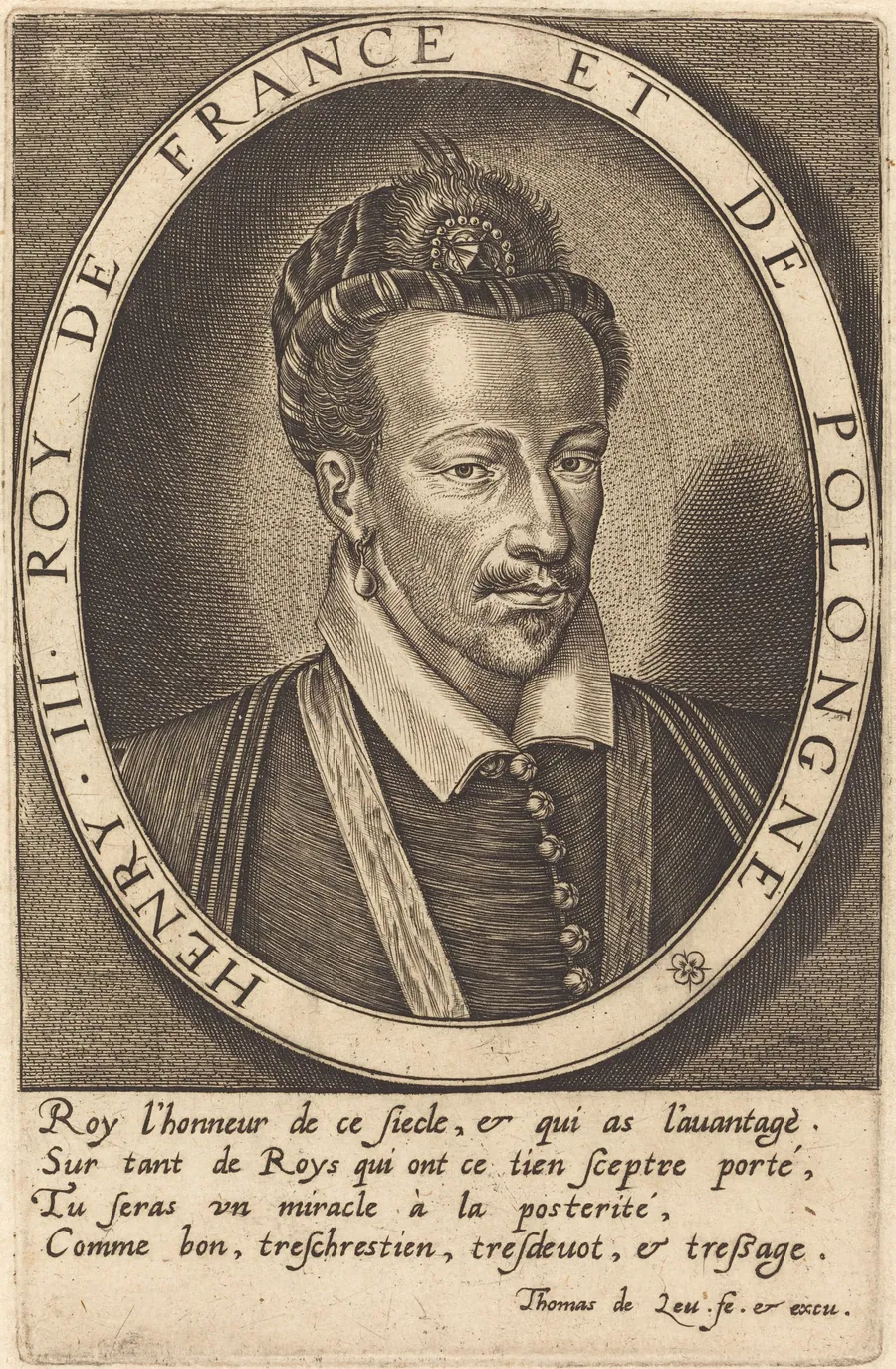 Henri III, King of France by Thomas de Leu