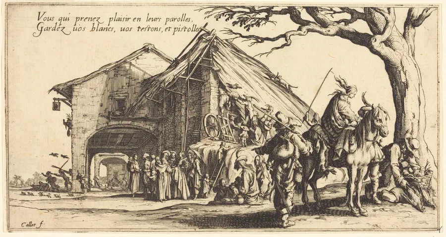 The Stopping Place by Jacques Callot