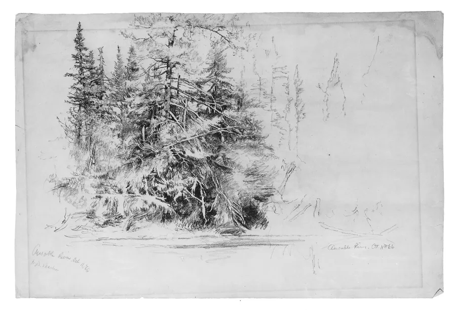 Ausable River by Homer Dodge Martin