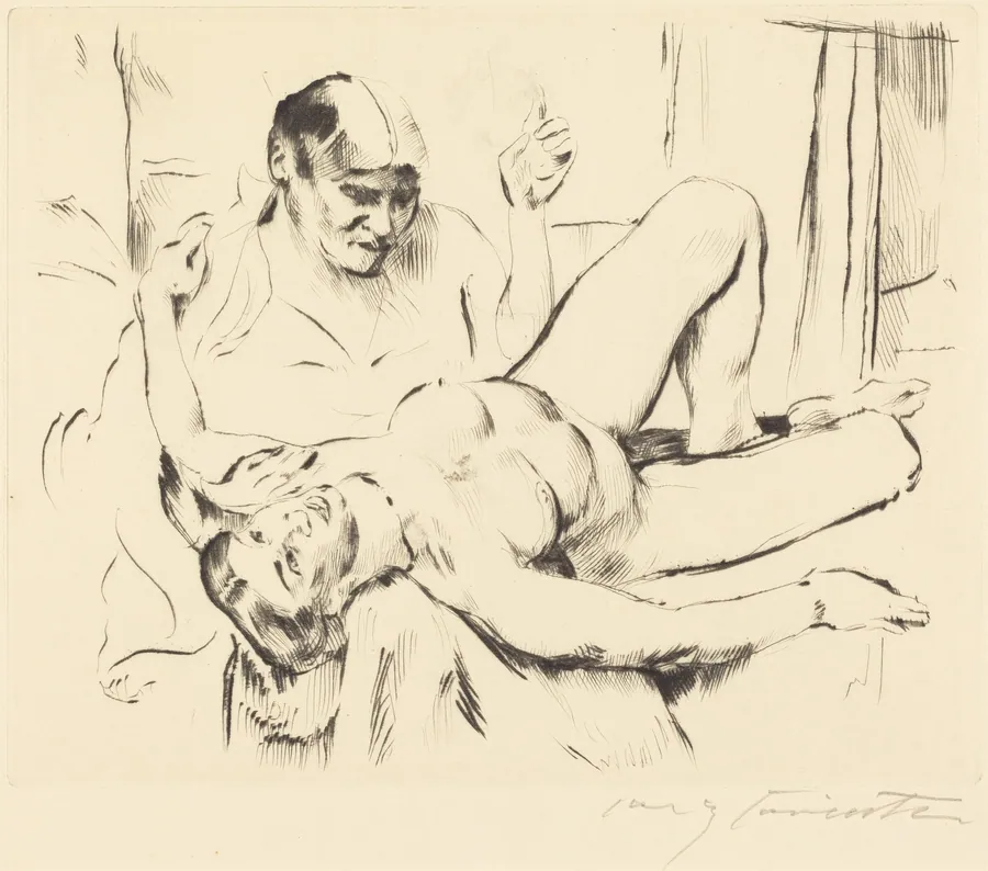 Weissagung (Prophecy) by Lovis Corinth