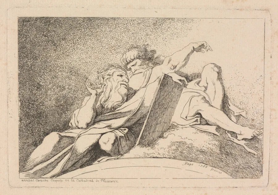 The Two Prophets by Jean Honoré Fragonard