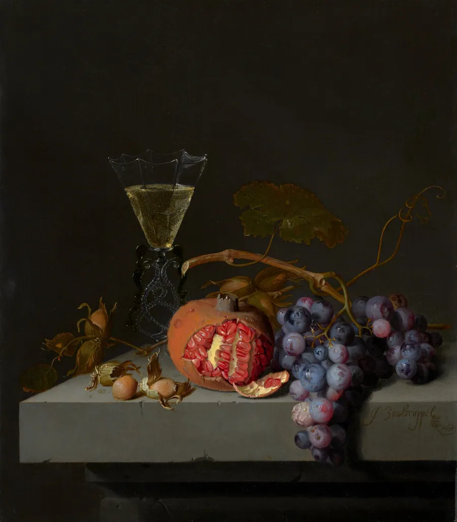 Still Life with Fruit by Jacob van Walscapelle