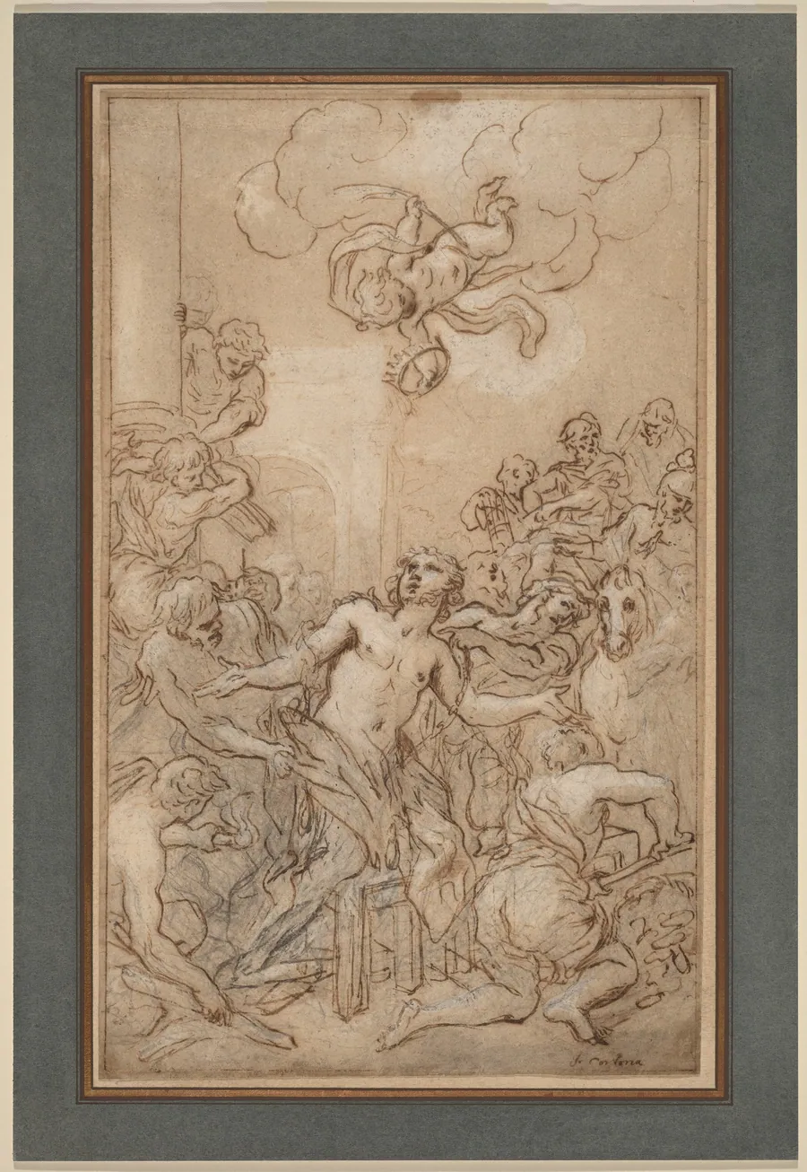 The Martyrdom of Saint Lawrence by Daniel Seiter