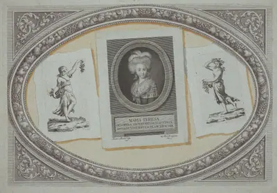 Trompe l'Oeil: Prints with Maria Teresa, Using Original Copperplates