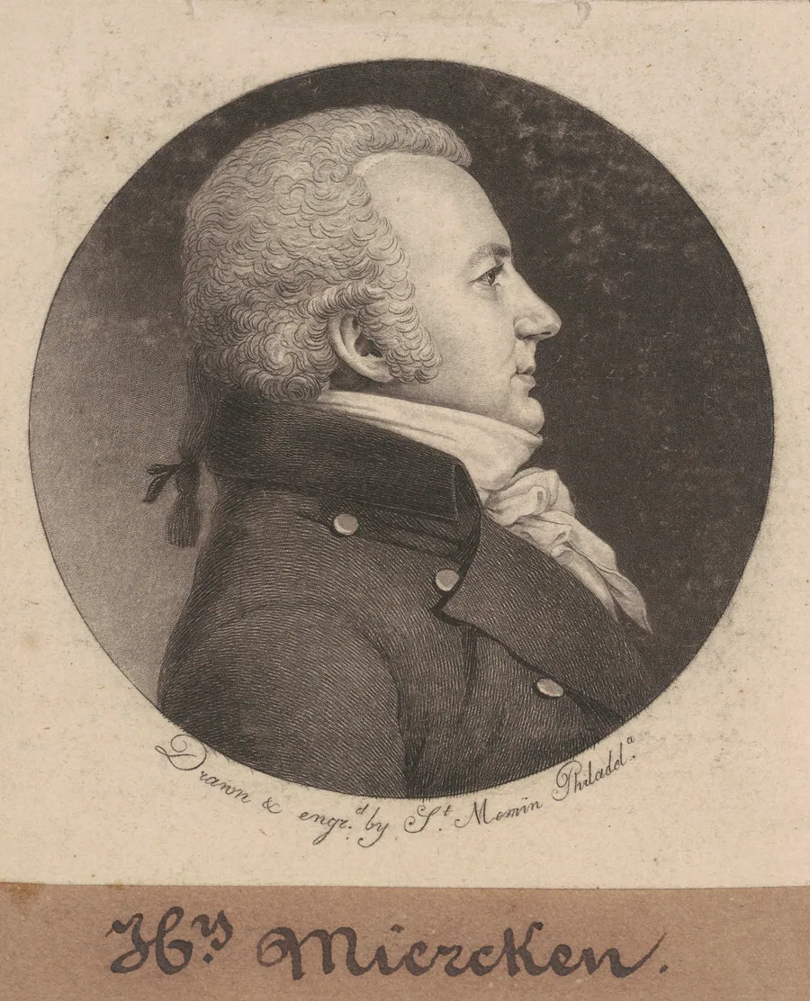 Henry Miercken by Charles B. J. Févret de Saint-Mémin