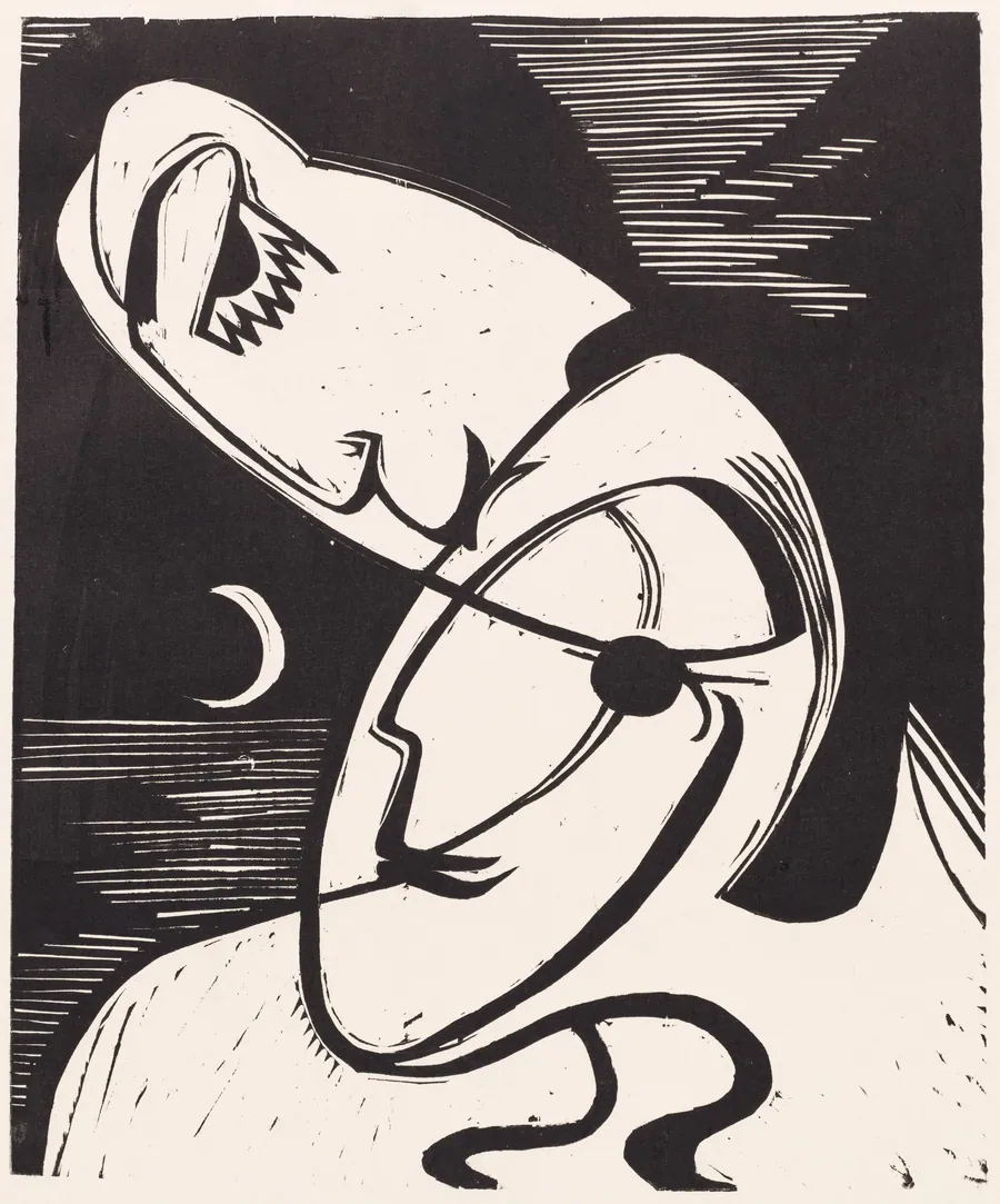 The Kiss by Ernst Ludwig Kirchner