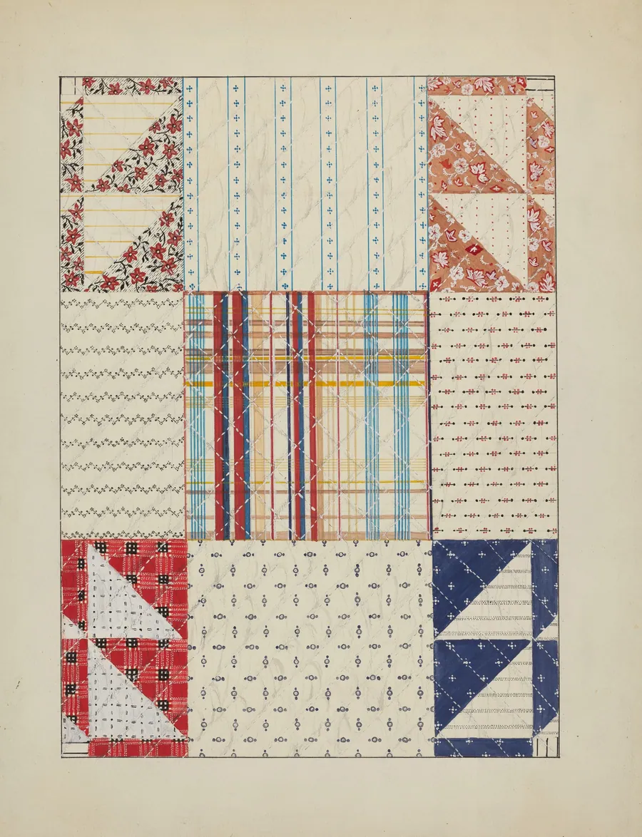 Quilt Patchwork by Margaret Linsley