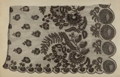 Black Lace Shawl