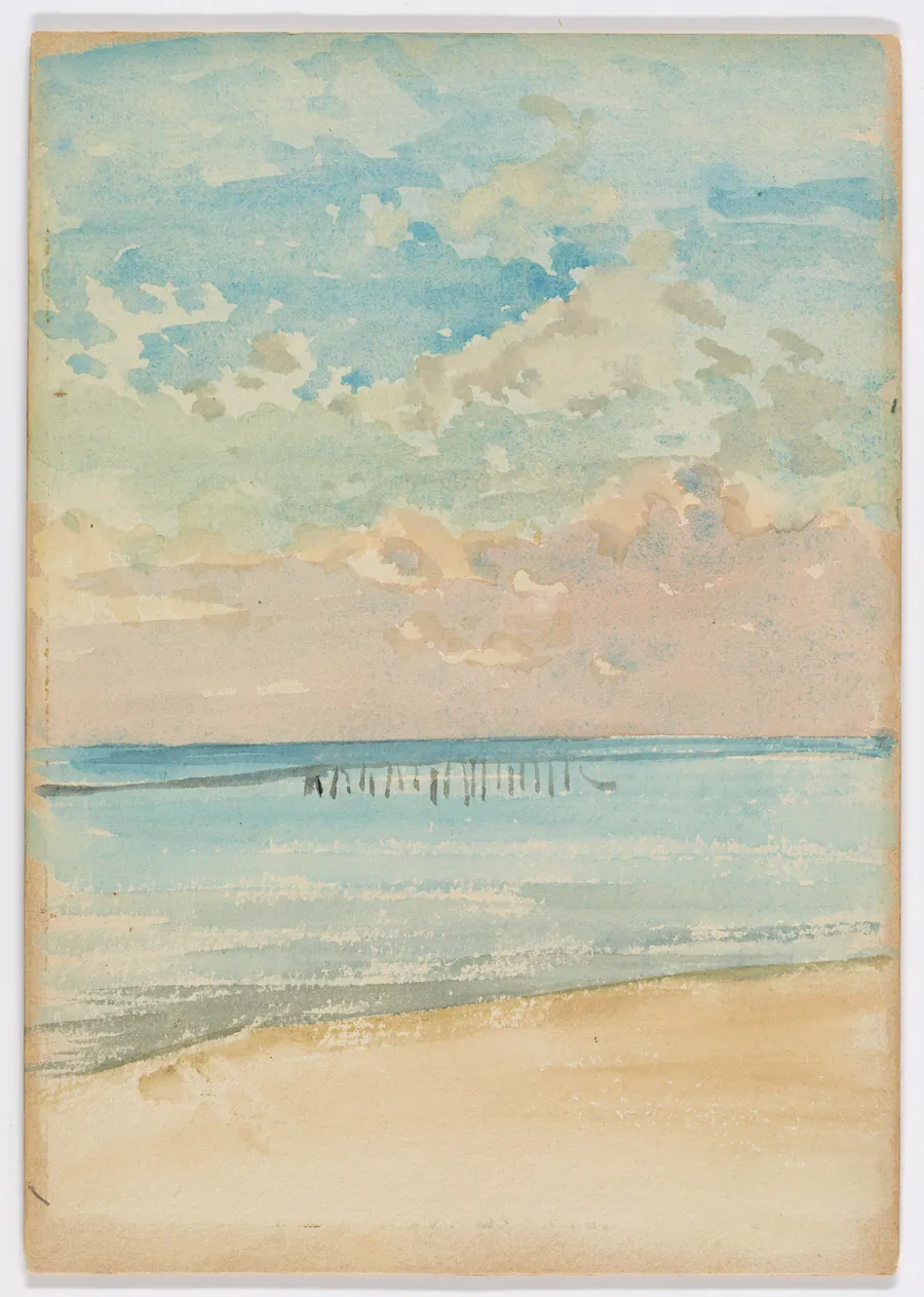 Southend–Sunset by James McNeill Whistler (1834-1903)