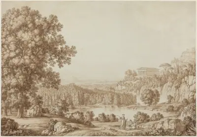 Arcadian Landscape with a Doric Temple