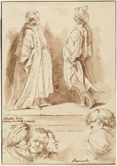 Details from "The Adoration of the Magi" and "The Pool at Bethesda"
