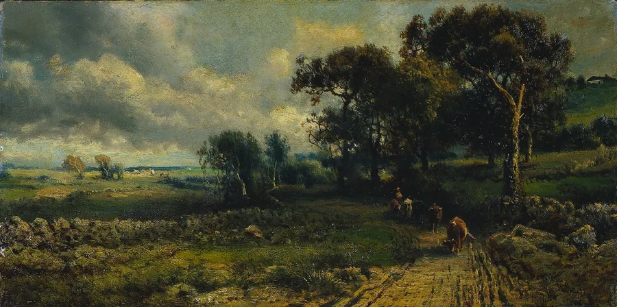 Fleecy Clouds by George Inness