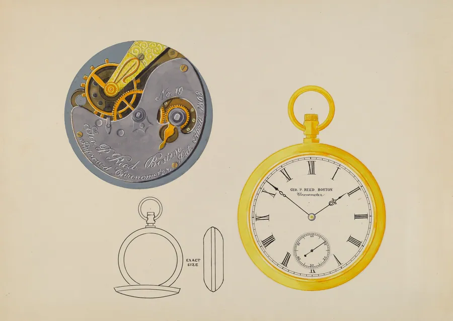 Watch Dial and Frame by Harry G. Aberdeen