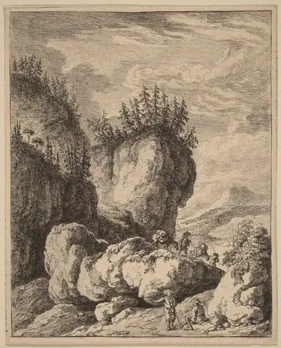 The Road Crossing Mount Praco, from Ricci to Genoa