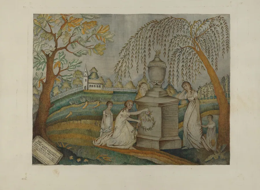 Mourning Embroidery by Harry Jennings