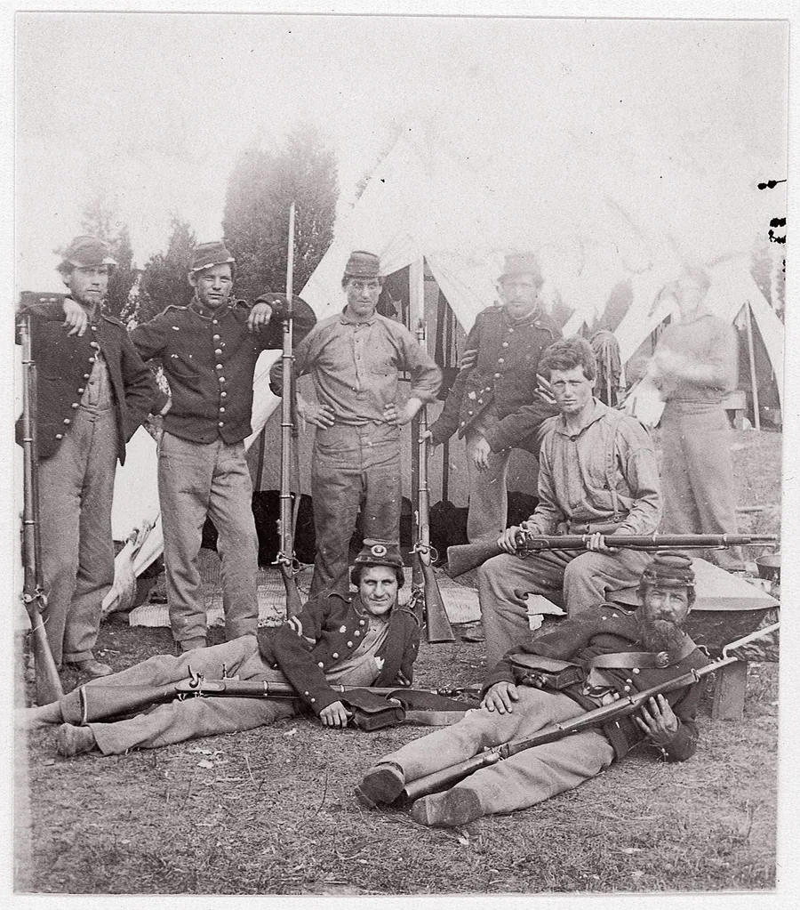 23rd New York Infantry by Mathew B. Brady