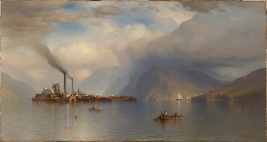 Storm King on the Hudson by Samuel Colman, born Portland, ME 1832-died New York City 1920