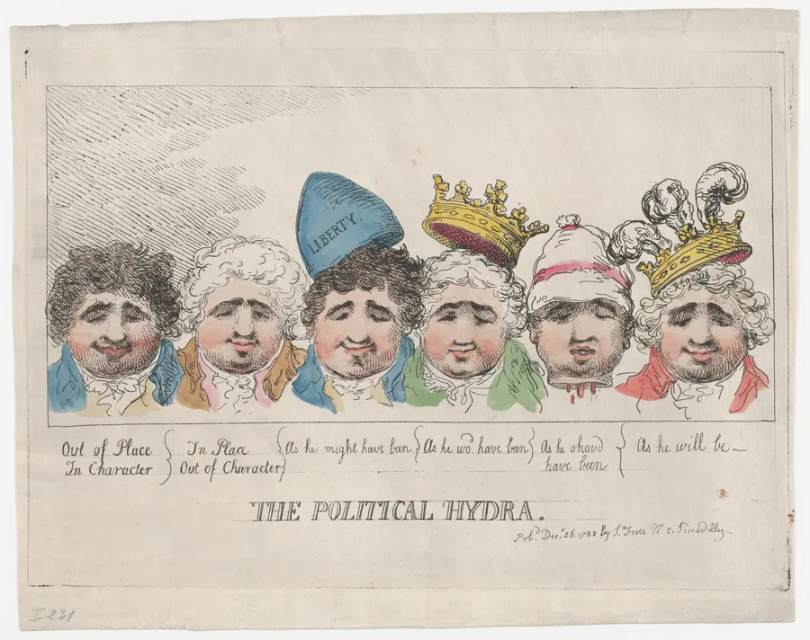 The Political Hydra by Thomas Rowlandson