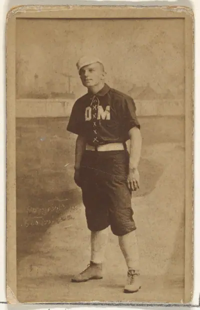 James Wear "Bug" Holliday, Des Moines Prohibitionists, from the Old Judge series (N172) for Old Judge Cigarettes
