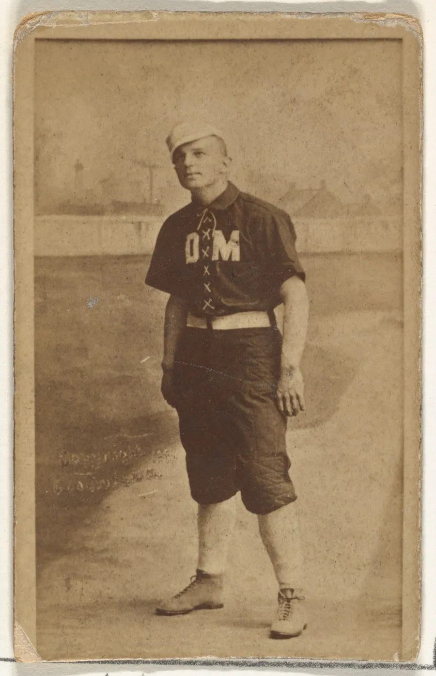James Wear "Bug" Holliday, Des Moines Prohibitionists, from the Old Judge series (N172) for Old Judge Cigarettes by Goodwin & Company
