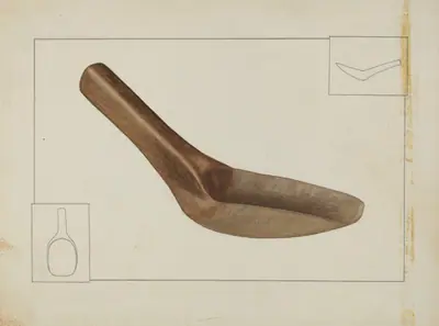 Square Wooden Spoon