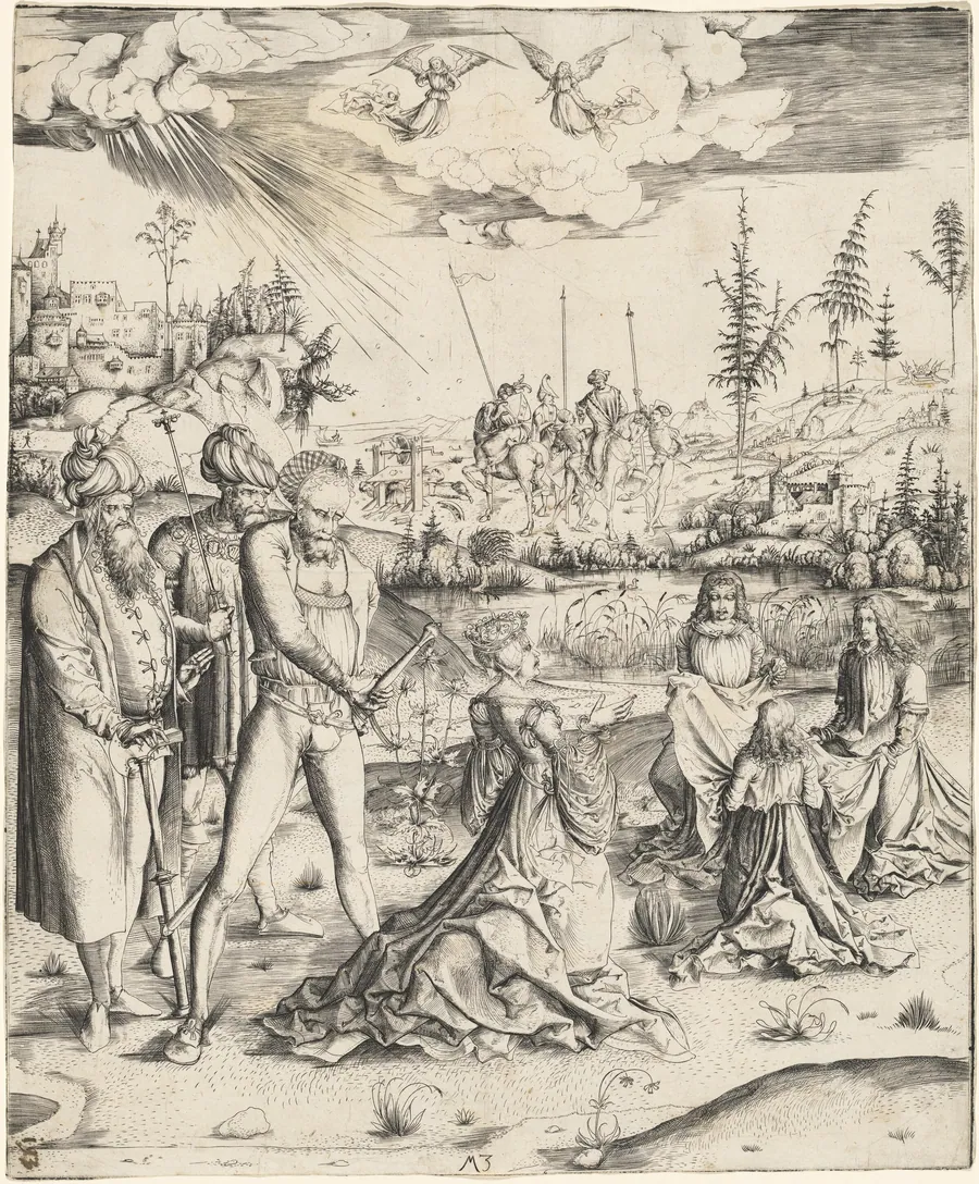 The Martyrdom of Saint Catherine by Master MZ