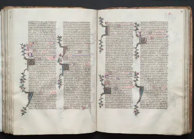 The Gotha Missal:  Fol. 93r, Text