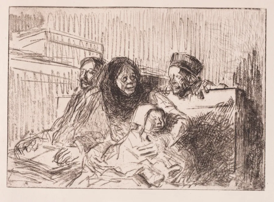 Temoins à l'audience by Jean Louis Forain