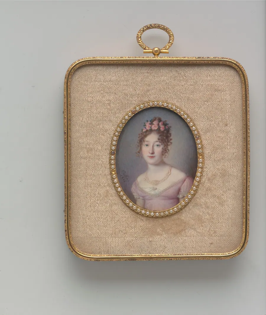 Portrait of a Lady by Louis Antoine Collas