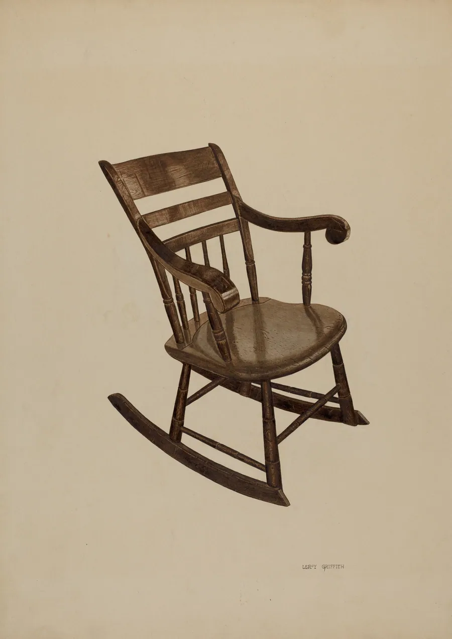 Pa. German Rocking Chair by LeRoy Griffith
