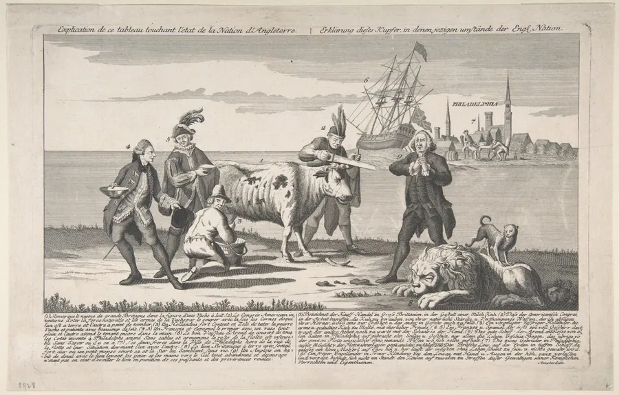 State of the English Nation [Toestand der Engelsche Natie] by Anonymous, Dutch, 18th century