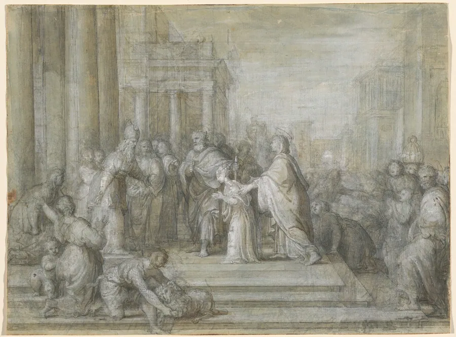 The Presentation of the Virgin in the Temple by Antonio Cavallucci