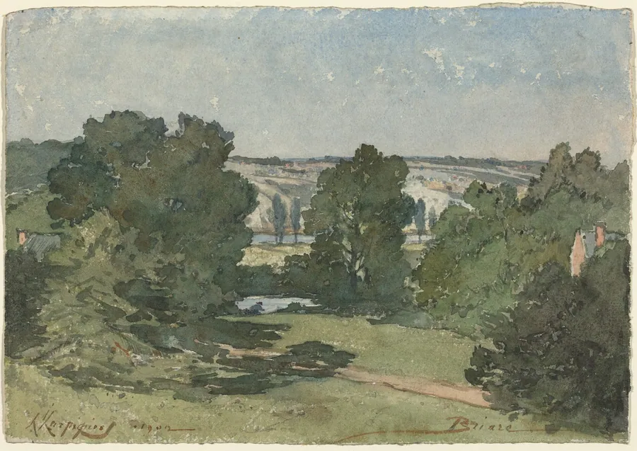 Briare by Henri-Joseph Harpignies
