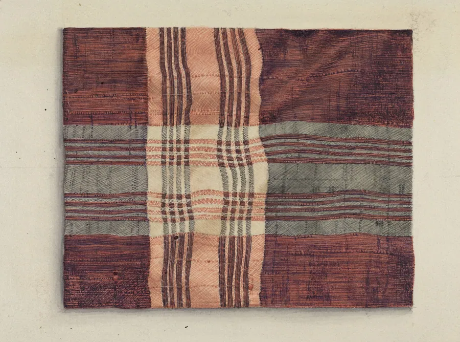 Shaker Silk Kerchief by Helen E. Gilman