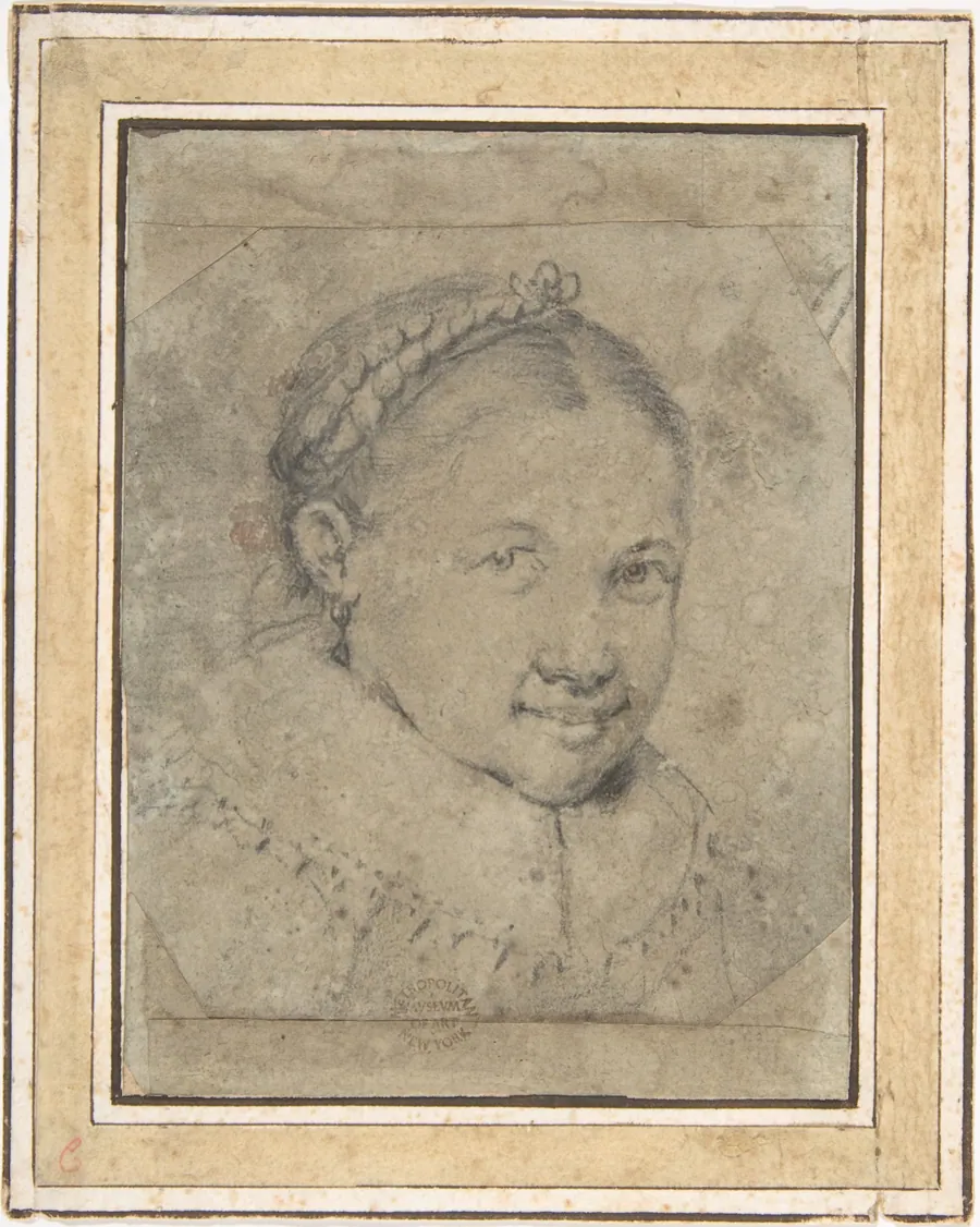 Head of a Girl by Anonymous, Dutch, 17th century
