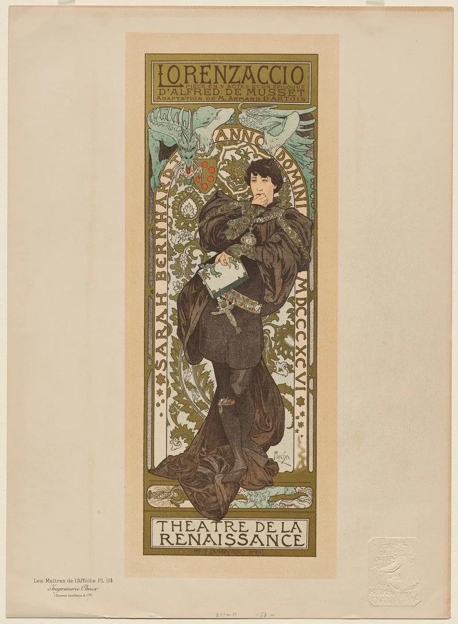 Lorenzaccio by Alphonse Mucha