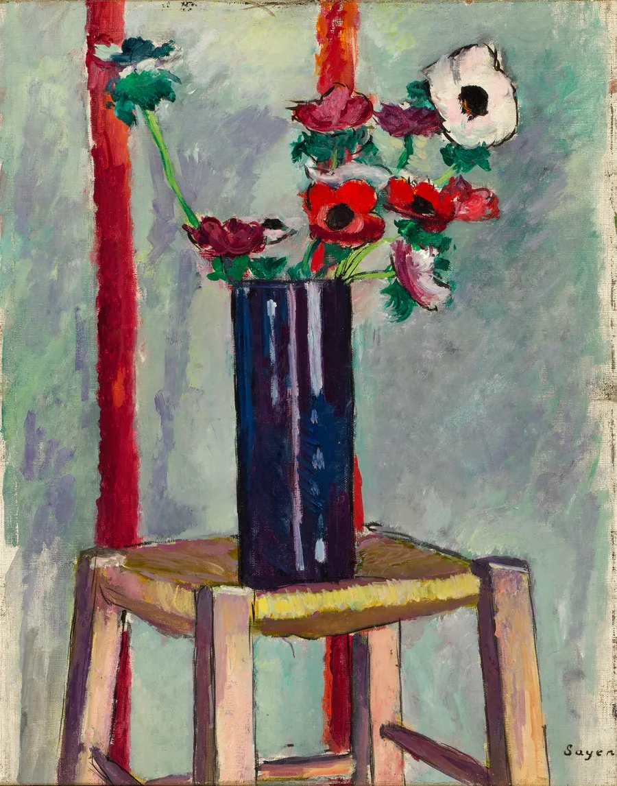 Anemones by H. Lyman Saÿen, born Philadelphia, PA 1875-died Philadelphia, PA 1918