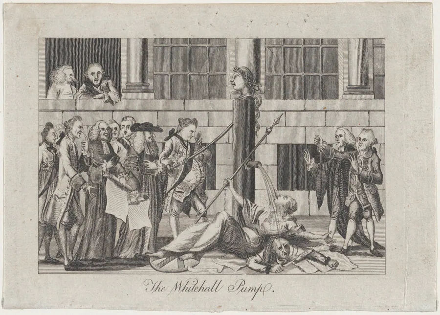 The Whitehall Pump by Anonymous, British, 18th century