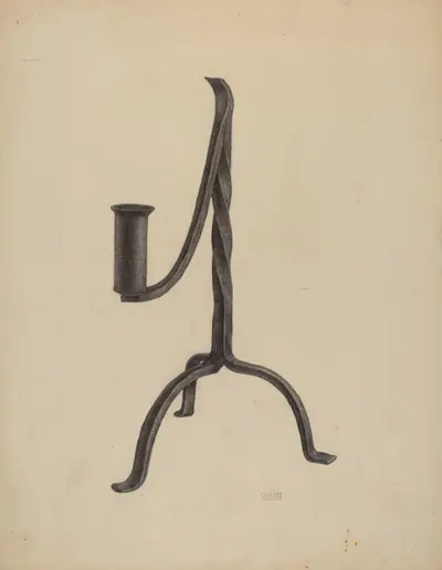 Three Legged Candlestick